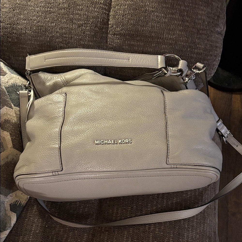 Michael Kors Light Gray Shoulder Bag